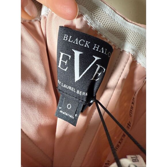 Black Halo Domino Sequin Strapless Cocktail Dress - Picture 9 of 9